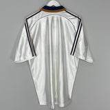 Shop 1998/00 REAL MADRID HOME SHIRT (L) ADIDAS, classic football shirts, vintage football shirts & retro soccer jerseys at Cult Kits