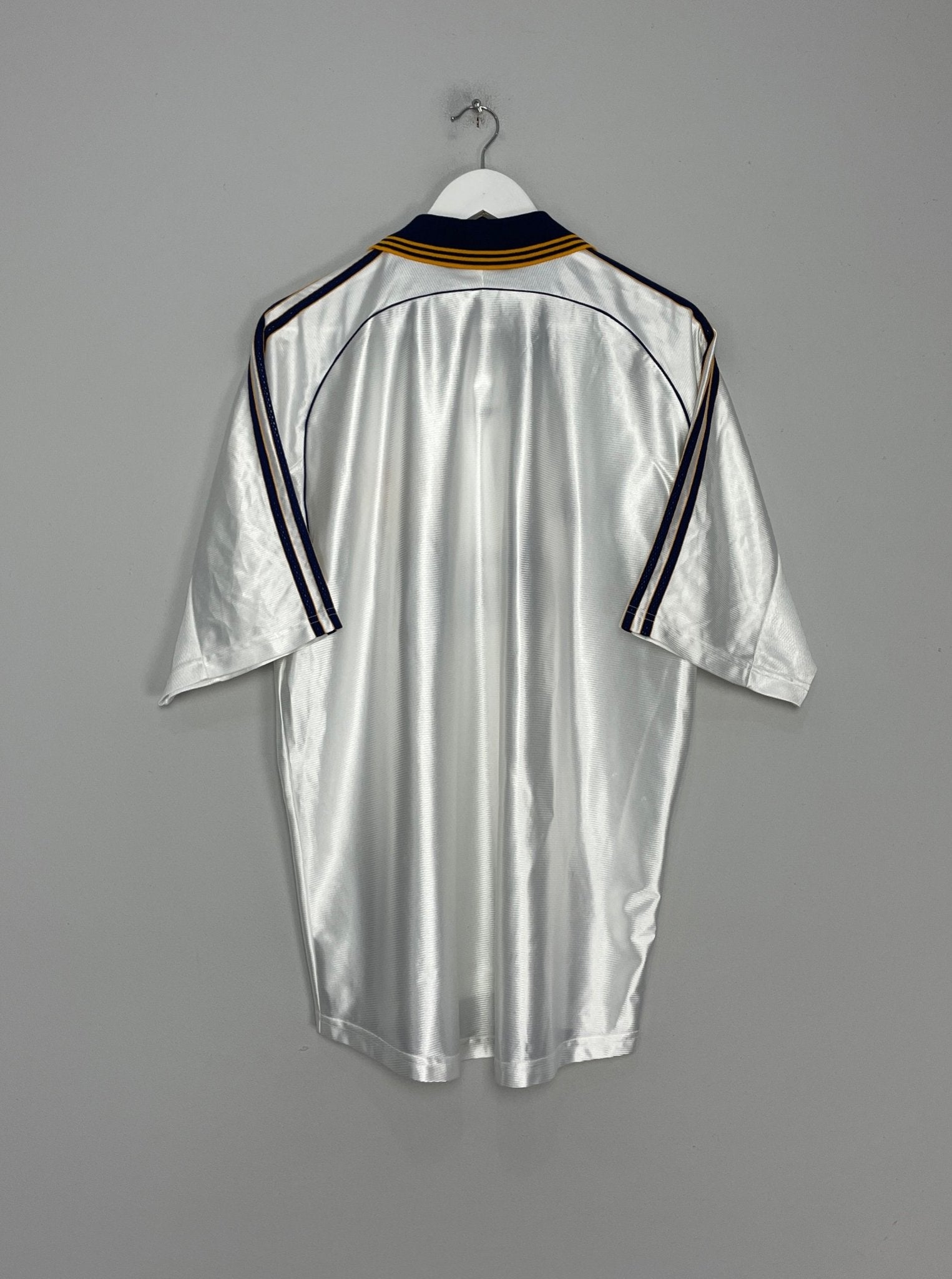 Shop 1998/00 REAL MADRID HOME SHIRT (L) ADIDAS, classic football shirts, vintage football shirts & retro soccer jerseys at Cult Kits