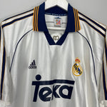 Shop 1998/00 REAL MADRID HOME SHIRT (M) ADIDAS, classic football shirts, vintage football shirts & retro soccer jerseys at Cult Kits