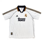Buy 1998/00 Real Madrid Home Shirt *Reissue* (L) Adidas ~ Free worldwide shipping ~ Authentic Vintage Football Shirts from Cult Kits