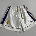 Shop 1998/00 REAL MADRID HOME SHORTS (M) ADIDAS, classic football shirts, vintage football shirts & retro soccer jerseys at Cult Kits