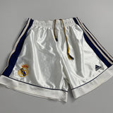 Shop 1998/00 REAL MADRID HOME SHORTS (M) ADIDAS, classic football shirts, vintage football shirts & retro soccer jerseys at Cult Kits