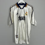 Shop 1998/00 REAL MADRID R. CARLOS #3 HOME SHIRT (XL) ADIDAS, classic football shirts, vintage football shirts & retro soccer jerseys at Cult Kits