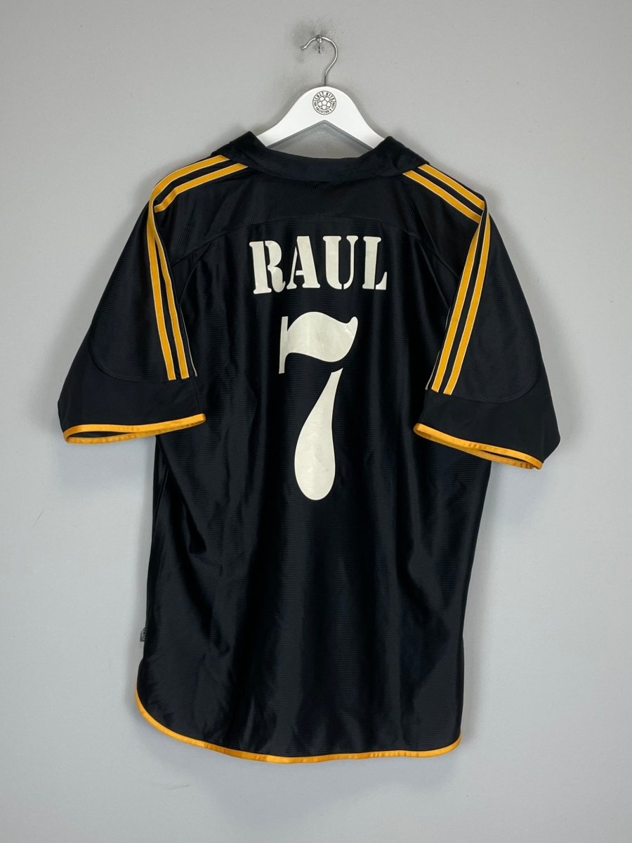 1998/00 REAL MADRID RAUL 7 AWAY SHIRT (L) ADIDAS - Cult Kits - Large - Buy Vintage Football Shirts, Authentic Retro Football Shirts For Sale, Classic Football Shirts & Soccer Jersey
