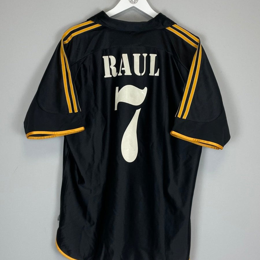 1998/00 REAL MADRID RAUL 7 AWAY SHIRT (L) ADIDAS - Cult Kits - Large - Buy Vintage Football Shirts, Authentic Retro Football Shirts For Sale, Classic Football Shirts & Soccer Jersey