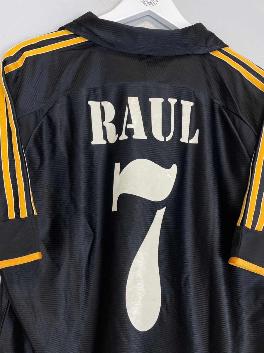 1998/00 REAL MADRID RAUL 7 AWAY SHIRT (L) ADIDAS - Cult Kits - Large - Buy Vintage Football Shirts, Authentic Retro Football Shirts For Sale, Classic Football Shirts & Soccer Jersey