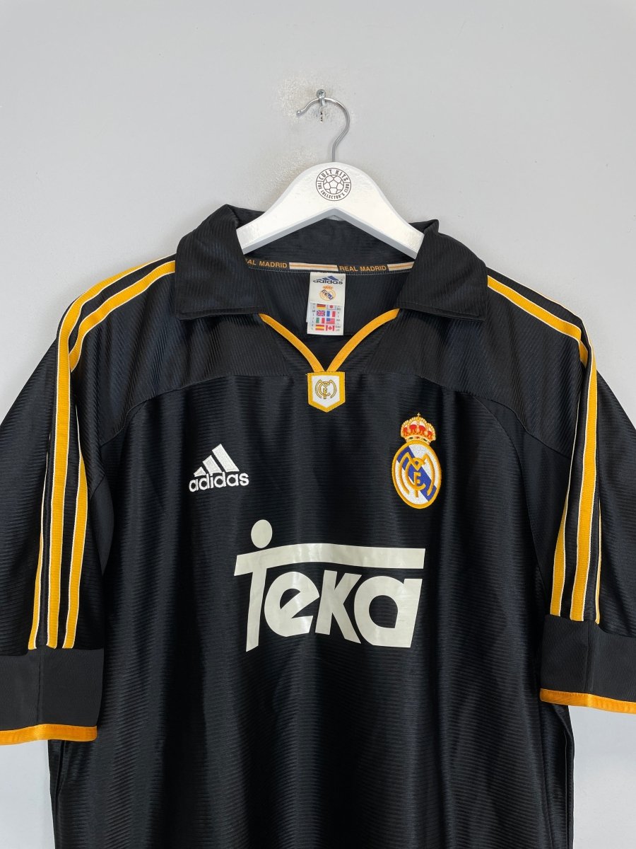 1998/00 REAL MADRID RAUL 7 AWAY SHIRT (L) ADIDAS - Cult Kits - Large - Buy Vintage Football Shirts, Authentic Retro Football Shirts For Sale, Classic Football Shirts & Soccer Jersey