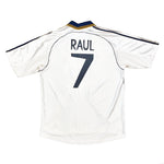 Buy 1998/00 REAL MADRID RAUL 7 HOME SHIRT (L) ADIDAS ~ Free worldwide shipping available ~ Authentic Vintage Football Shirts from Cult Kits