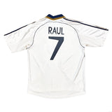 Buy 1998/00 REAL MADRID RAUL 7 HOME SHIRT (L) ADIDAS ~ Free worldwide shipping available ~ Authentic Vintage Football Shirts from Cult Kits