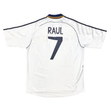 Buy 1998/00 REAL MADRID RAUL 7 HOME SHIRT (XL) ADIDAS ~ Free worldwide shipping available ~ Authentic Vintage Football Shirts from Cult Kits