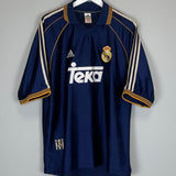 1998/00 REAL MADRID R.CARLOS 3 AWAY SHIRT (XL) ADIDAS - Cult Kits - XL - Buy Vintage Football Shirts, Authentic Retro Football Shirts For Sale, Classic Football Shirts & Soccer Jersey