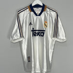 Shop 1998/00 REAL MADRID REDONDO #6 HOME SHIRT (M) ADIDAS, classic football shirts, vintage football shirts & retro soccer jerseys at Cult Kits