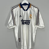 Shop 1998/00 REAL MADRID REDONDO #6 HOME SHIRT (M) ADIDAS, classic football shirts, vintage football shirts & retro soccer jerseys at Cult Kits