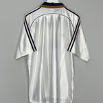 Shop 1998/00 REAL MADRID *SIGNED* HOME SHIRT (L) ADIDAS, classic football shirts, vintage football shirts & retro soccer jerseys at Cult Kits