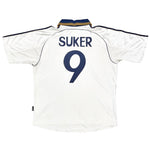 Buy 1998/00 Real Madrid Suker 9 Home Shirt (XL) Adidas ~ Free worldwide shipping available ~ Authentic Vintage Football Shirts from Cult Kits