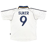 Buy 1998/00 Real Madrid Suker 9 Home Shirt (XL) Adidas ~ Free worldwide shipping available ~ Authentic Vintage Football Shirts from Cult Kits