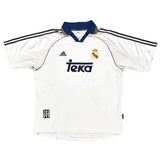 Buy 1998/00 Real Madrid Suker 9 Home Shirt (XL) Adidas ~ Free worldwide shipping available ~ Authentic Vintage Football Shirts from Cult Kits