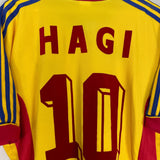 Shop 1998/00 ROMANIA HAGI #10 HOME SHIRT (L) ADIDAS, classic football shirts, vintage football shirts & retro soccer jerseys at Cult Kits