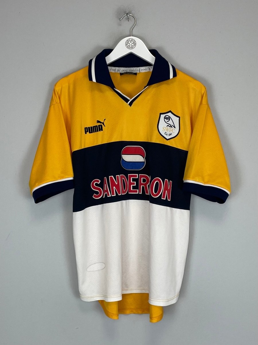 1998/00 SHEFFIELD WEDNESDAY AWAY SHIRT (M) PUMA - Cult Kits - Medium - Buy Vintage Football Shirts, Authentic Retro Football Shirts For Sale, Classic Football Shirts & Soccer Jersey