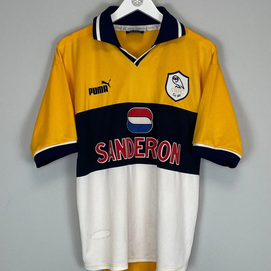 1998/00 SHEFFIELD WEDNESDAY AWAY SHIRT (M) PUMA - Cult Kits - Medium - Buy Vintage Football Shirts, Authentic Retro Football Shirts For Sale, Classic Football Shirts & Soccer Jersey