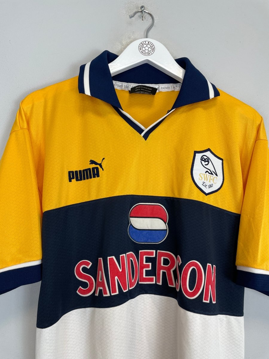 1998/00 SHEFFIELD WEDNESDAY AWAY SHIRT (M) PUMA - Cult Kits - Medium - Buy Vintage Football Shirts, Authentic Retro Football Shirts For Sale, Classic Football Shirts & Soccer Jersey