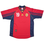 Buy 1998/00 Spain Kiko 19 Home Shirt (L) Adidas ~ Free worldwide shipping available ~ Authentic Vintage Football Shirts from Cult Kits