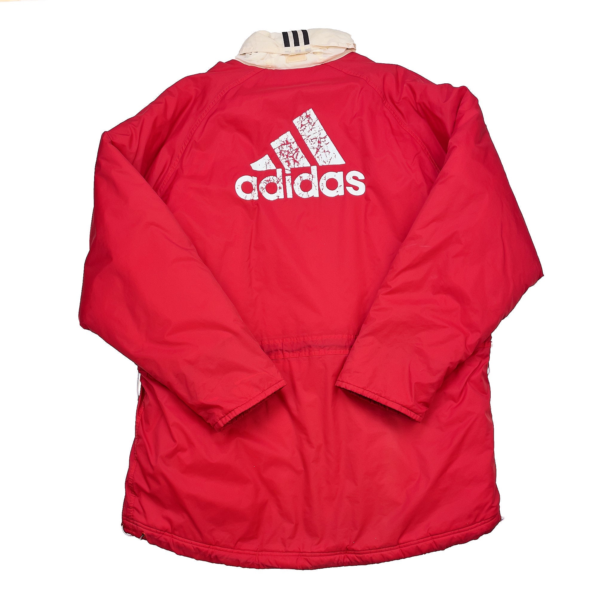 Buy 1998/00 Stuttgart Bench Coat (XL) Adidas ~ Free worldwide shipping ~ Authentic Vintage Football Shirts from Cult Kits