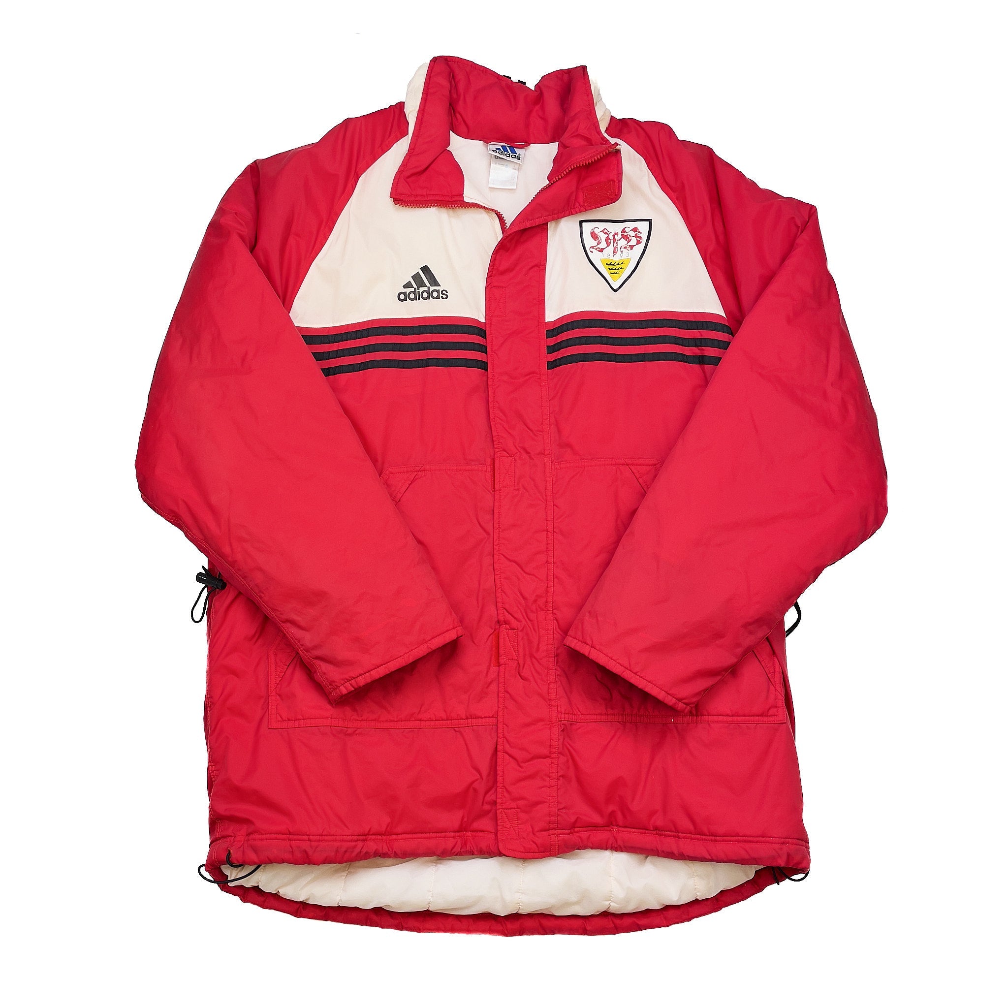 Buy 1998/00 Stuttgart Bench Coat (XL) Adidas ~ Free worldwide shipping ~ Authentic Vintage Football Shirts from Cult Kits