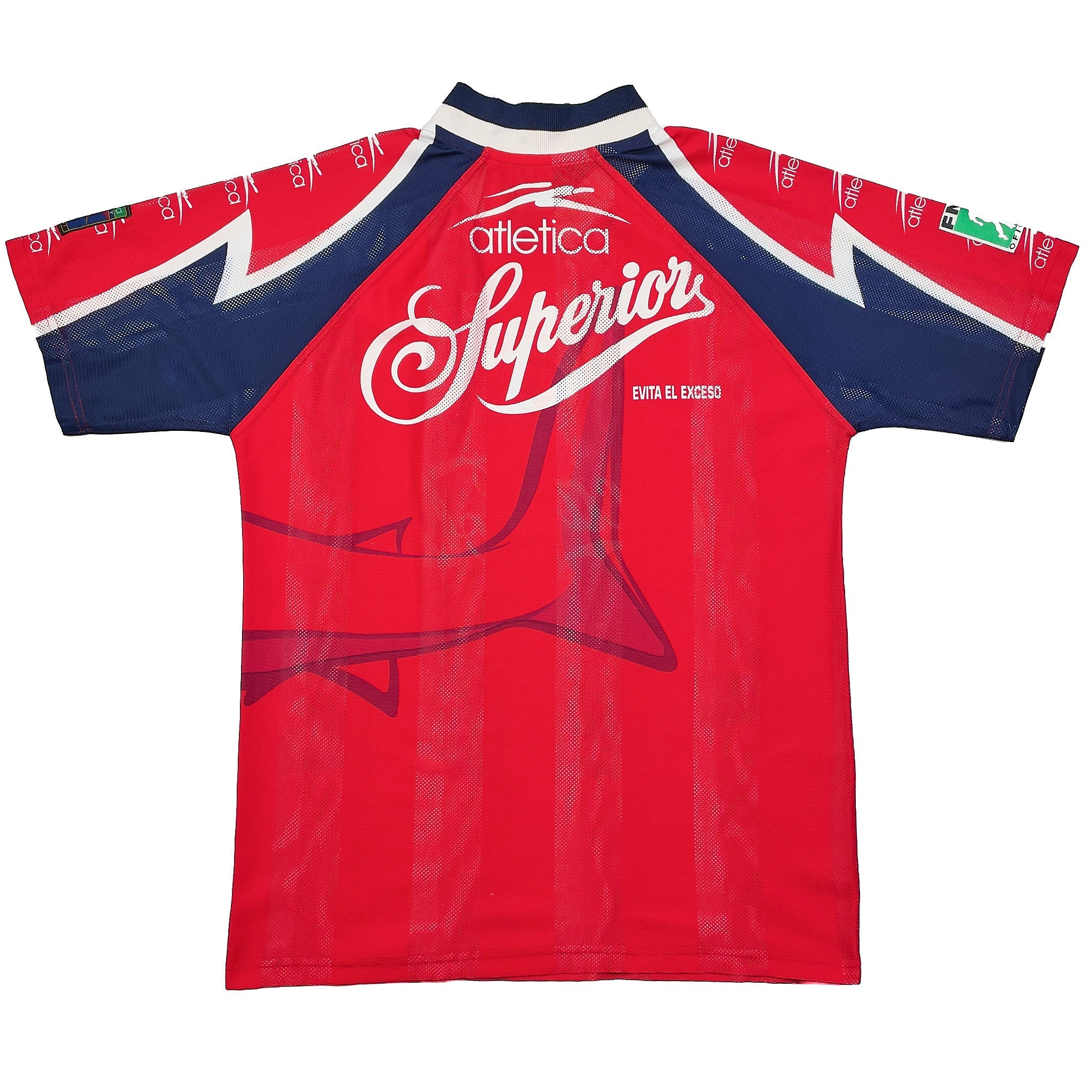 Buy 1998/00 TIBURONES VERACRUZ HOME SHIRT (L) ATLETICA ~ Free worldwide shipping available ~ Authentic Vintage Football Shirts from Cult Kits