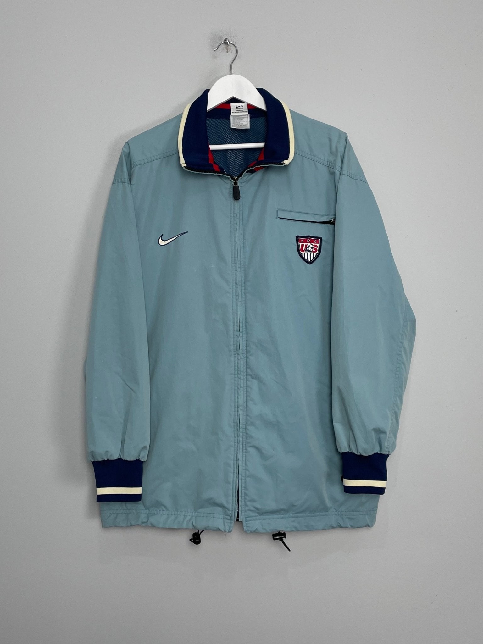 Shop 1998/00 USA COACHES JACKET (L) NIKE, classic football shirts, vintage football shirts & retro soccer jerseys at Cult Kits