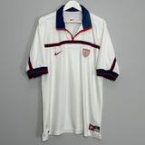 Shop 1998/00 USA HOME SHIRT (XL) NIKE, classic football shirts, vintage football shirts & retro soccer jerseys at Cult Kits