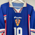 Shop 1998/01 CROATIA BOBAN #10 AWAY SHIRT (L) LOTTO, classic football shirts, vintage football shirts & retro soccer jerseys at Cult Kits