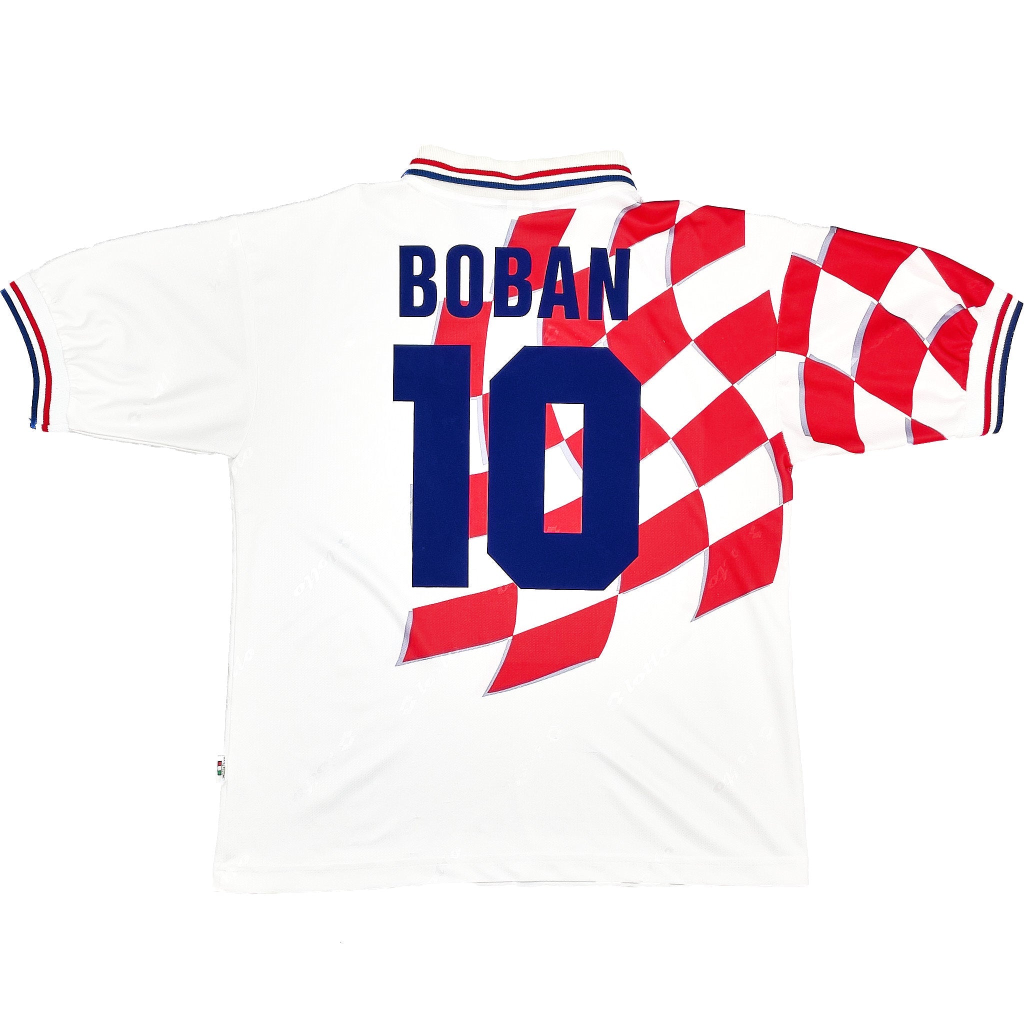 Buy 1998/01 CROATIA BOBAN 10 HOME SHIRT (L) LOTTO ~ Free worldwide shipping available ~ Authentic Vintage Football Shirts from Cult Kits