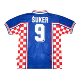 Buy 1998/01 Croatia Suker 9 Away Shirt (XL) Lotto ~ Free worldwide shipping ~ Authentic Vintage Football Shirts from Cult Kits