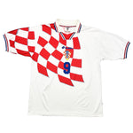 Buy 1998/01 Croatia Suker 9 Home Shirt (XL) Lotto ~ Free worldwide shipping ~ Authentic Vintage Football Shirts from Cult Kits