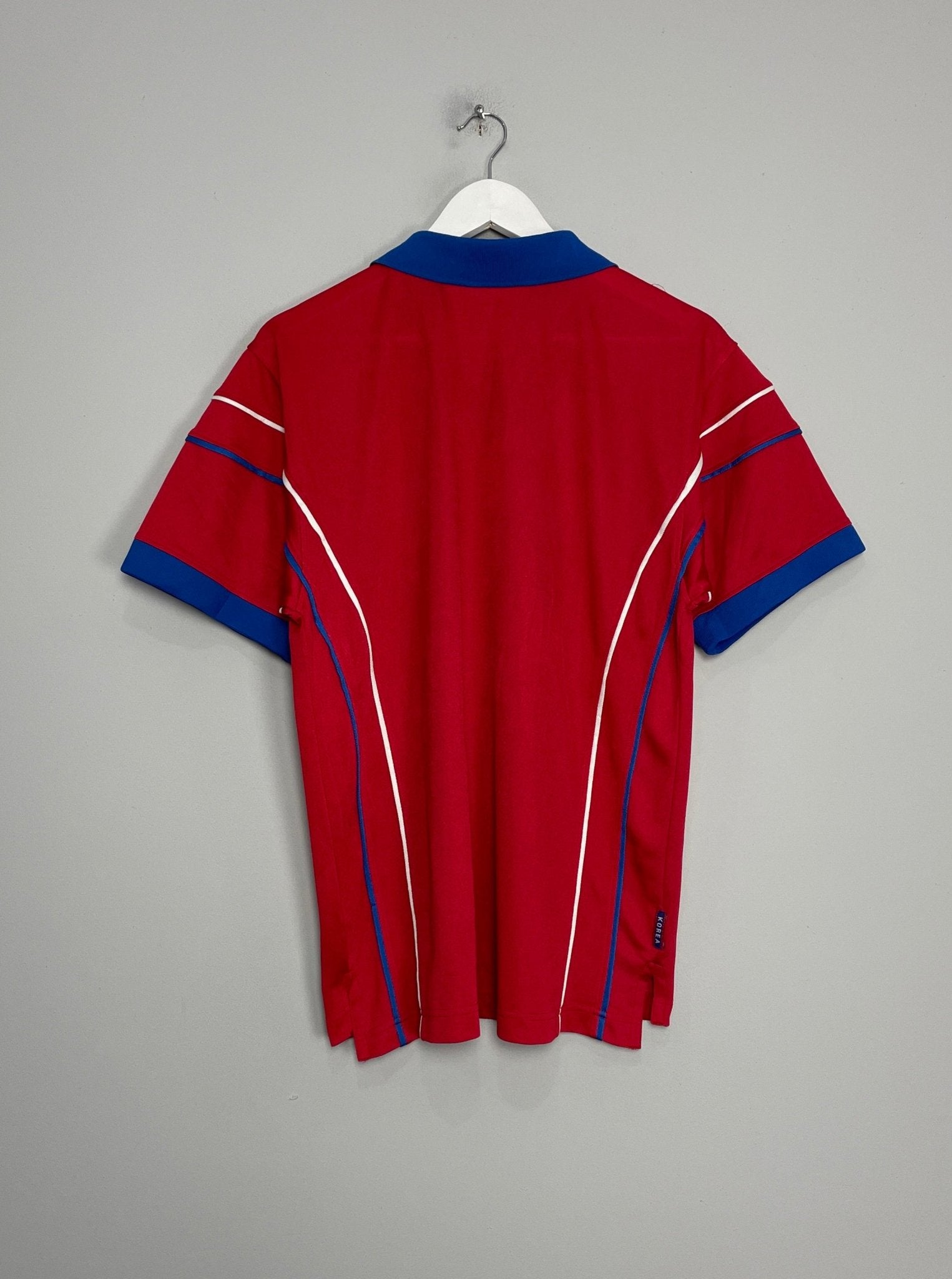 Shop 1998/01 SOUTH KOREA HOME SHIRT (L) NIKE, classic football shirts, vintage football shirts & retro soccer jerseys at Cult Kits