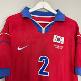 Shop 1998/01 SOUTH KOREA S Y CHOI #2 HOME SHIRT (L) NIKE, classic football shirts, vintage football shirts & retro soccer jerseys at Cult Kits