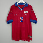 Shop 1998/01 SOUTH KOREA S Y CHOI #2 HOME SHIRT (L) NIKE, classic football shirts, vintage football shirts & retro soccer jerseys at Cult Kits
