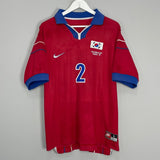 Shop 1998/01 SOUTH KOREA S Y CHOI #2 HOME SHIRT (L) NIKE, classic football shirts, vintage football shirts & retro soccer jerseys at Cult Kits