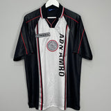 Shop 1998/99 AJAX AWAY SHIRT (XL) UMBRO, classic football shirts, vintage football shirts & retro soccer jerseys at Cult Kits