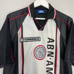 Shop 1998/99 AJAX AWAY SHIRT (XL) UMBRO, classic football shirts, vintage football shirts & retro soccer jerseys at Cult Kits