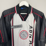 Shop 1998/99 AJAX AWAY SHIRT (XL) UMBRO, classic football shirts, vintage football shirts & retro soccer jerseys at Cult Kits