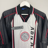 Shop 1998/99 AJAX AWAY SHIRT (XL) UMBRO, classic football shirts, vintage football shirts & retro soccer jerseys at Cult Kits