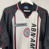 Shop 1998/99 AJAX AWAY SHIRT (XXL) UMBRO, classic football shirts, vintage football shirts & retro soccer jerseys at Cult Kits