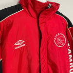 Shop 1998/99 AJAX BENCH COAT (XL) UMBRO, classic football shirts, vintage football shirts & retro soccer jerseys at Cult Kits