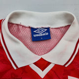 Buy 1998/99 Ajax Benni 17 Home Shirt (M) Umbro ~ Free worldwide shipping ~ Authentic Vintage Football Shirts from Cult Kits