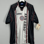 Shop 1998/99 AJAX *BNWT* AWAY SHIRT (XL) UMBRO, classic football shirts, vintage football shirts & retro soccer jerseys at Cult Kits