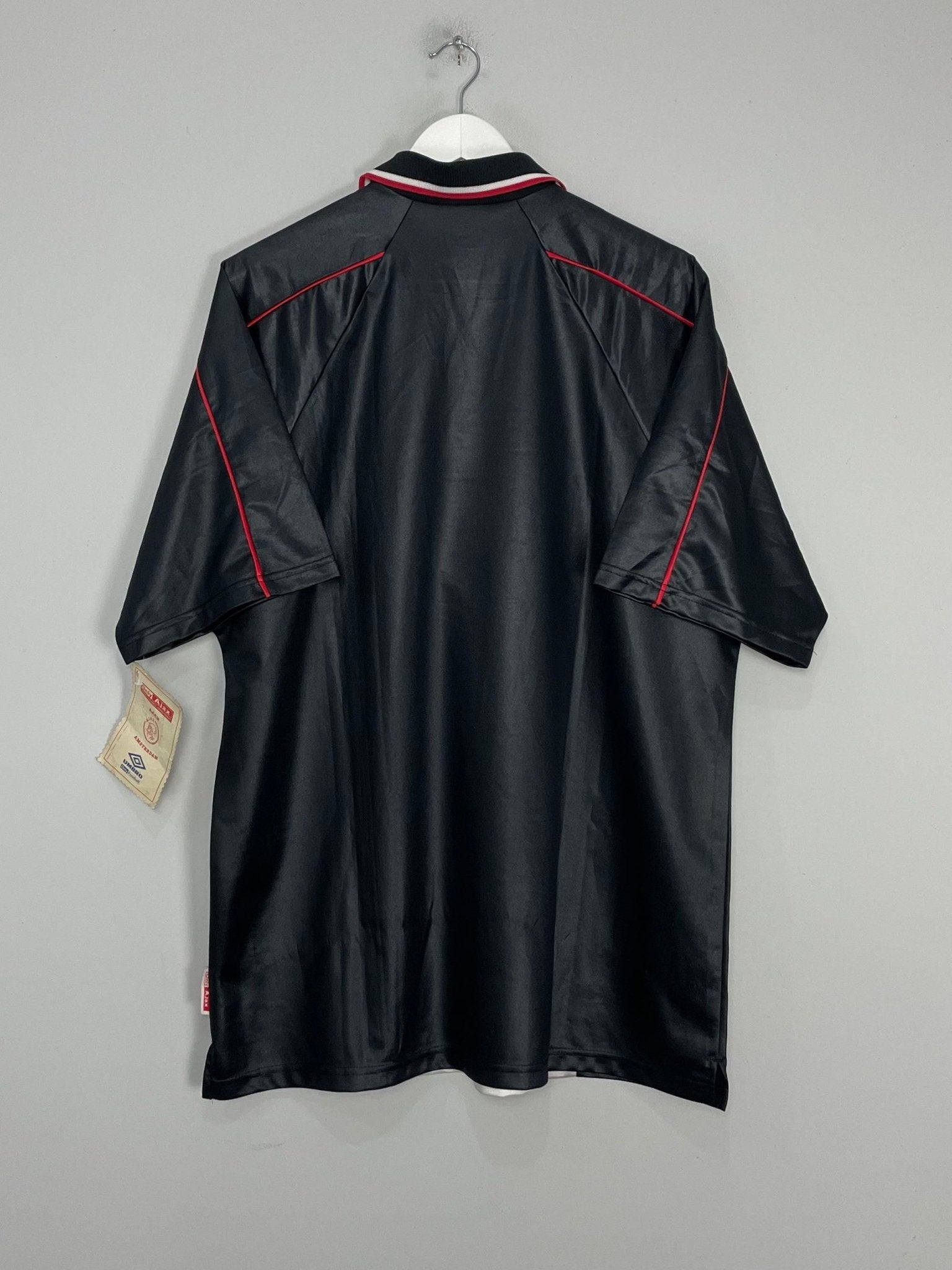 Shop 1998/99 AJAX *BNWT* AWAY SHIRT (XL) UMBRO, classic football shirts, vintage football shirts & retro soccer jerseys at Cult Kits