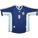 Buy 1998/99 Argentina Batistuta 9 Away Shirt (L) Adidas ~ Free worldwide shipping available ~ Authentic Vintage Football Shirts from Cult Kits