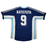 Buy 1998/99 Argentina Batistuta 9 Away Shirt (L) Adidas ~ Free worldwide shipping ~ Authentic Vintage Football Shirts from Cult Kits